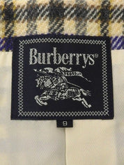 ウールチェックパターンセットアップ アイボリー/マルチ