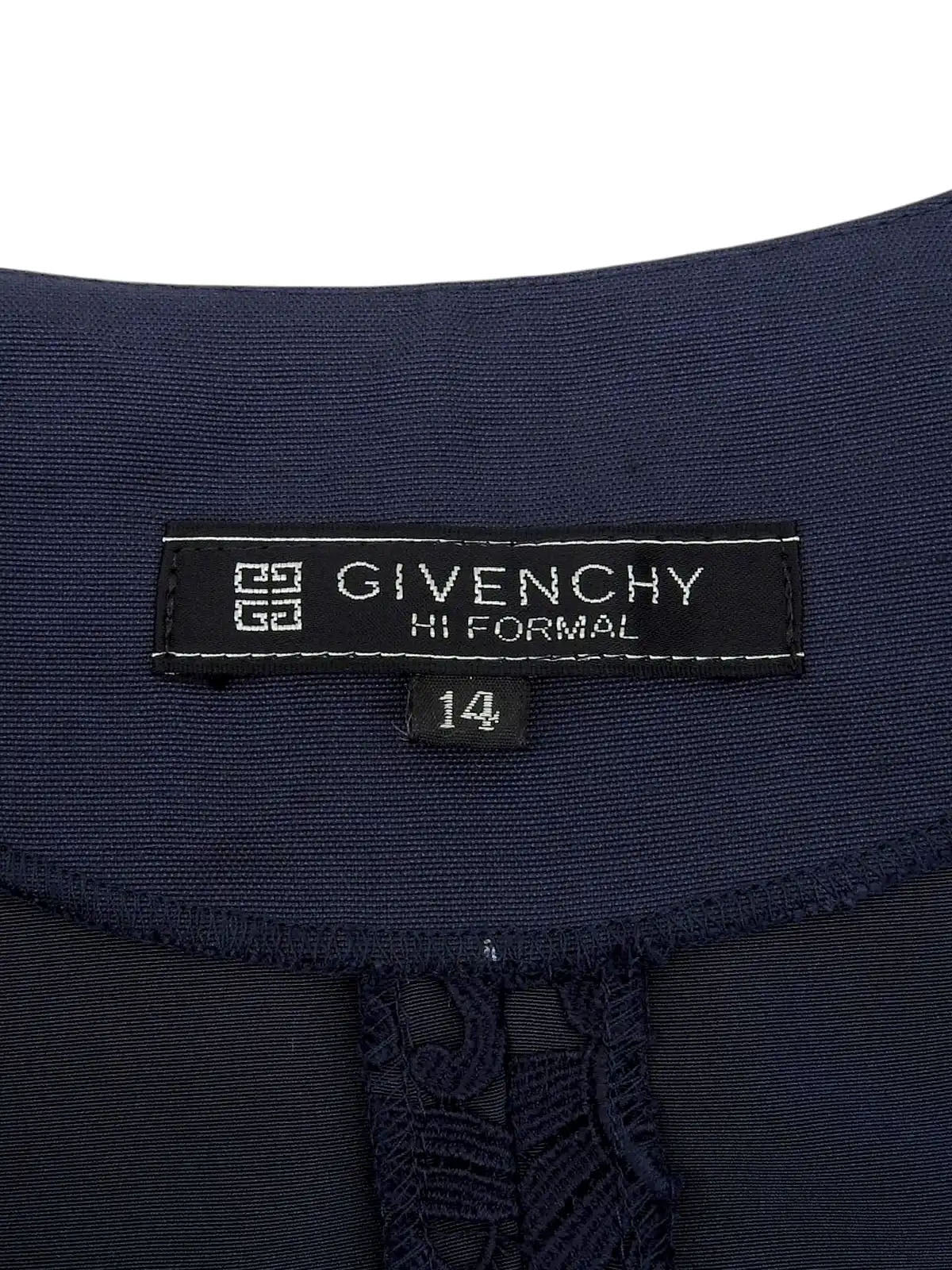 Navy Lace Half Sleeve Set