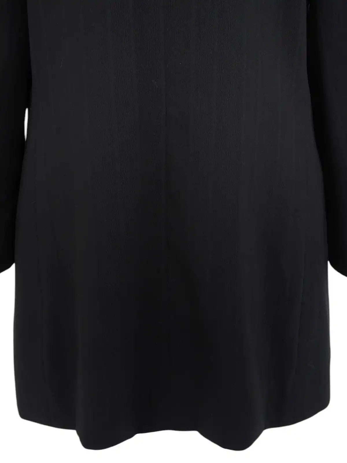 Striped Pattern Button Jacket in Black