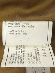 1996年製　ツイードCCマークボタンダブルブレストジャケット　キャメル／サーモンピンク