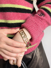 2015年製 CCマークロゴカットアウトバングル ゴールド