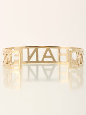 2015年製 CCマークロゴカットアウトバングル ゴールド