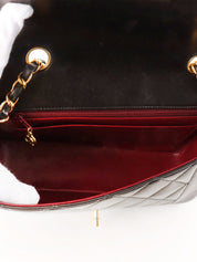 1995 Diana Flap Chain Bag 22cm Black