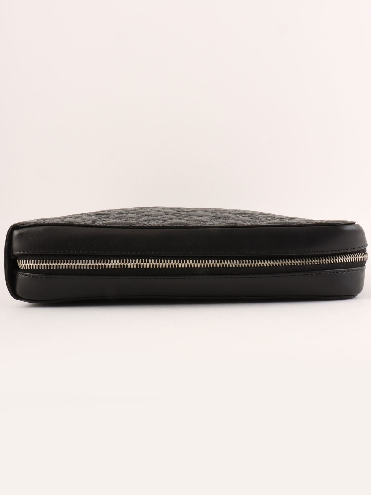 2010 Icon Embossed Document Case Bag, Black