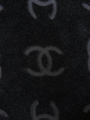 ベルベットCCマーククロップドハーフスリーブトップス ブラック