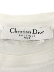 アニマルプリント半袖トップス ホワイト/マルチ