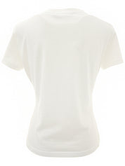 Animal Print Half Sleeve Top in White/Multi