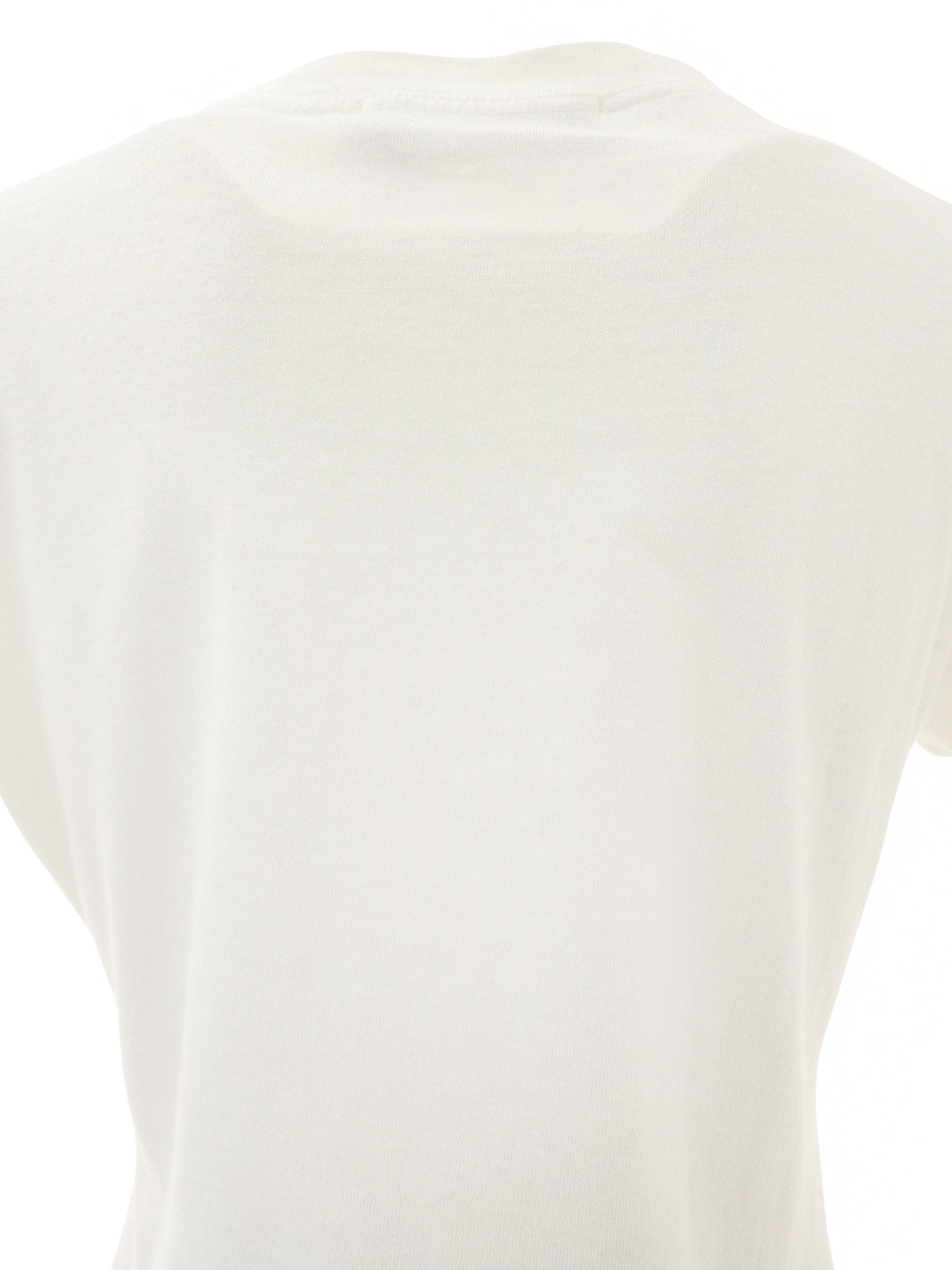 Animal Print Half Sleeve Top in White/Multi