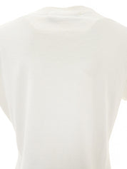 アニマルプリント半袖トップス ホワイト/マルチ