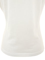 アニマルプリント半袖トップス ホワイト/マルチ