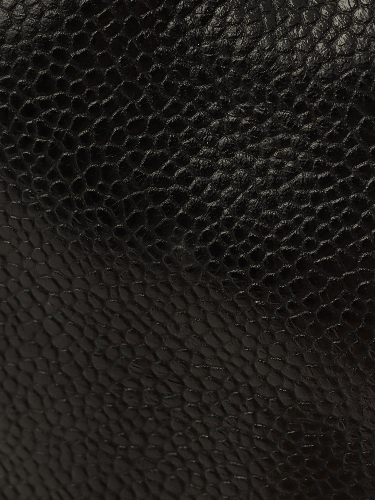 1992 Caviar Skin 6CC Mark Stitch Drawstring Shoulder Bag Black