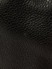 1992 Caviar Skin 6CC Mark Stitch Drawstring Shoulder Bag Black