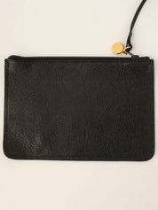 1992 Caviar Skin 6CC Mark Stitch Drawstring Shoulder Bag Black