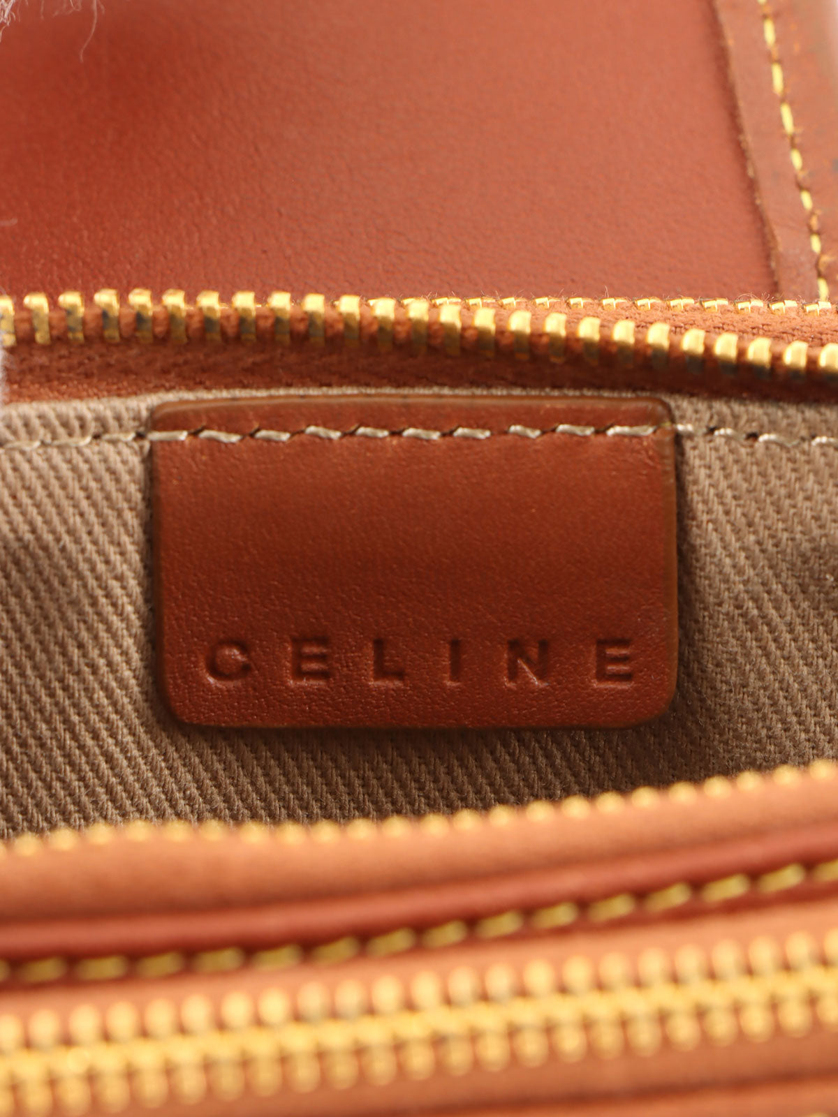 マカダムパターンミニハンドバッグ ベージュ/ブラウン