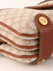 マカダムパターンミニハンドバッグ ベージュ/ブラウン