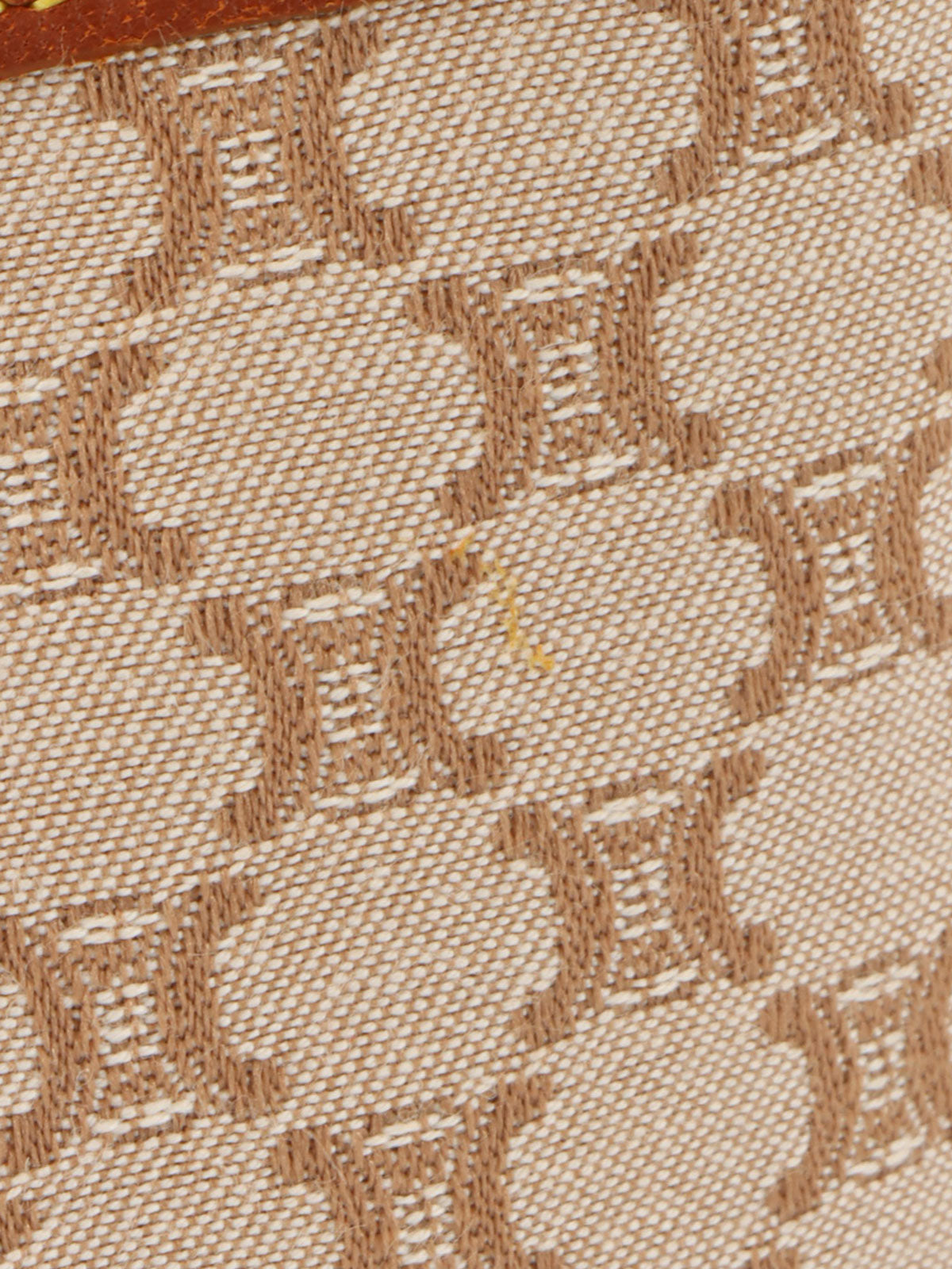 マカダムパターンミニハンドバッグ ベージュ/ブラウン