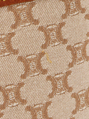 マカダムパターンミニハンドバッグ ベージュ/ブラウン