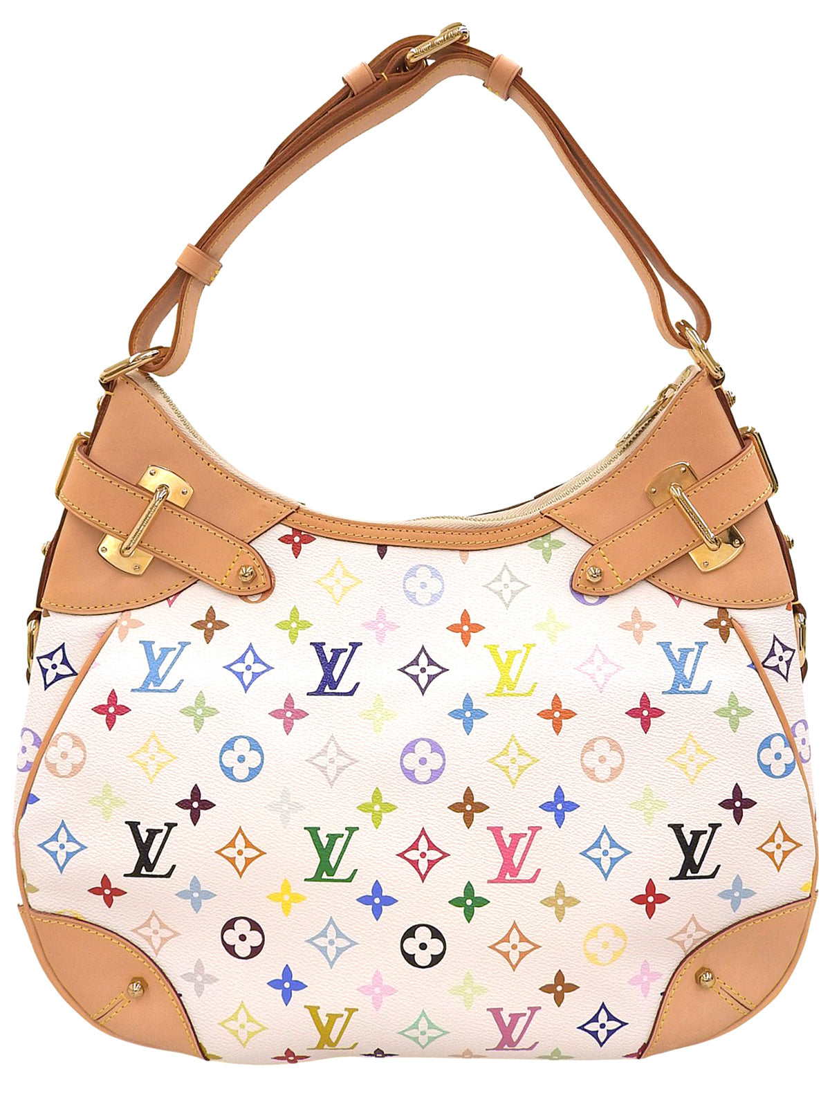 2008年Monogram多色Greta Bron