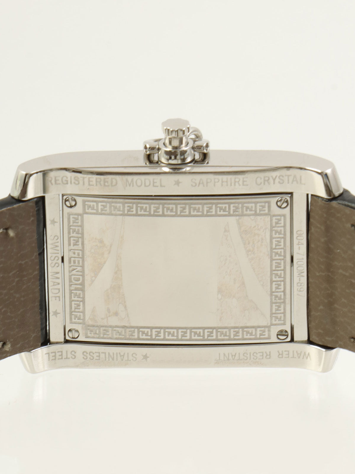 Logo Charm 方形表盘手表 银色/黑色/贝壳色