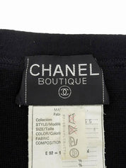 ウールCCマークボタンセットアップ ブラック