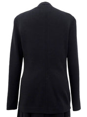 Wool CC Mark Button Set in Black