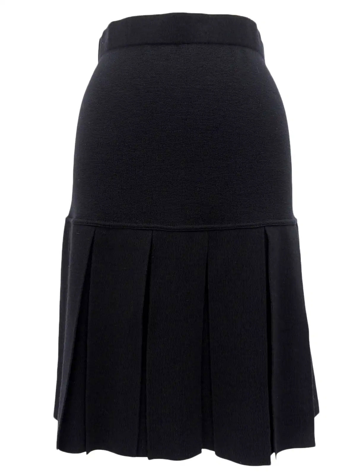 ウールCCマークボタンセットアップ ブラック