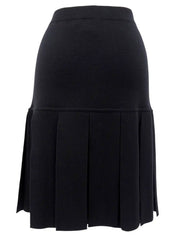 ウールCCマークボタンセットアップ ブラック