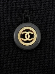 ウールCCマークボタンセットアップ ブラック