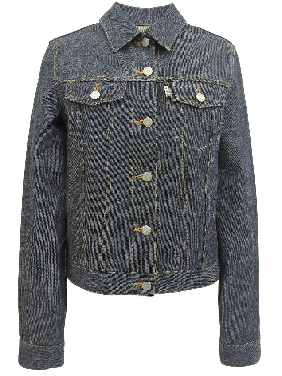 デニムロゴボタンジャケット インディゴ