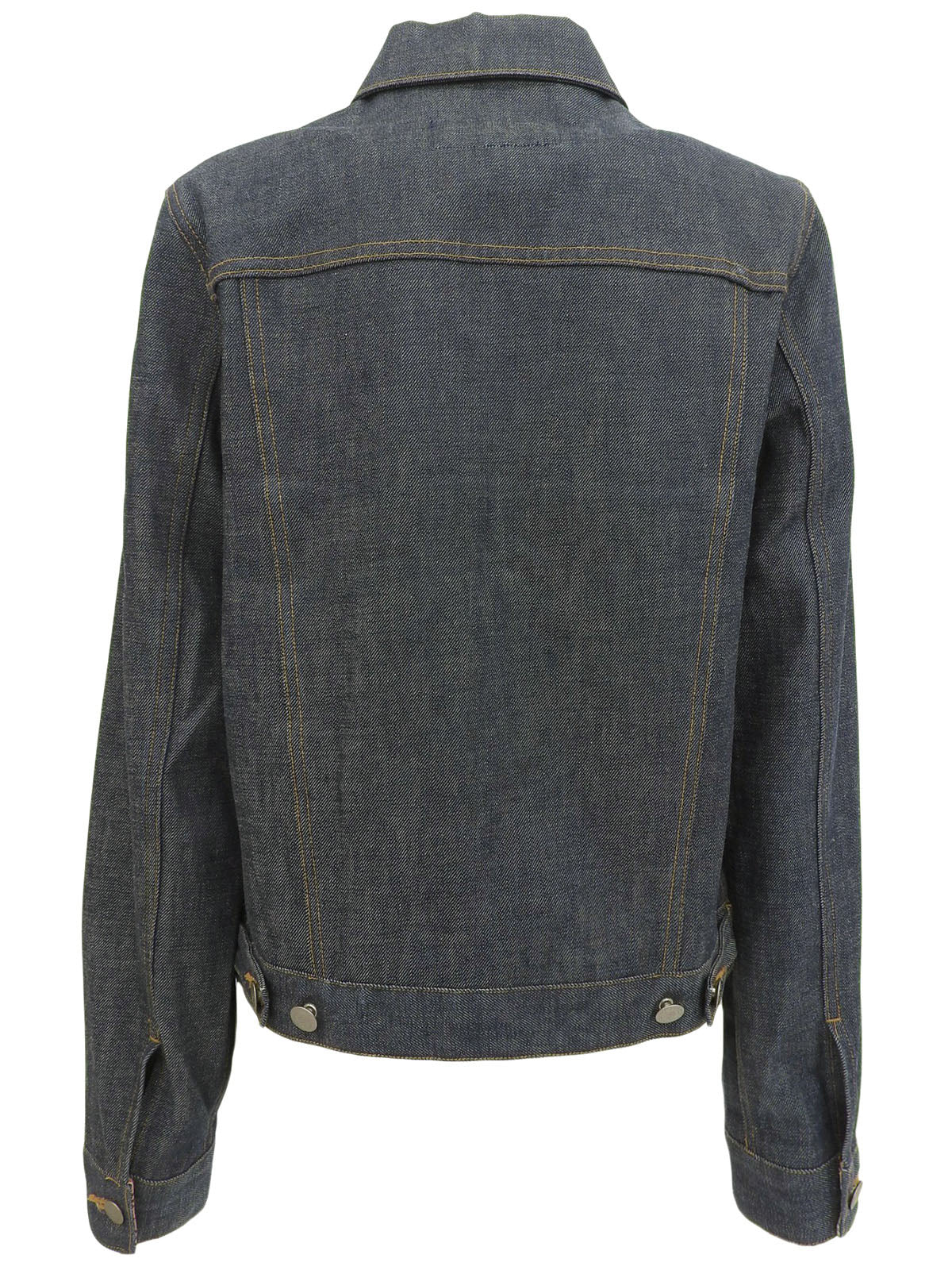 デニムロゴボタンジャケット インディゴ