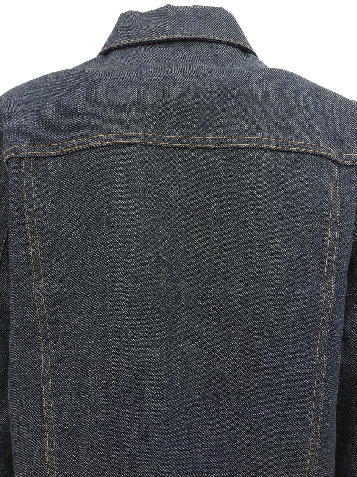 デニムロゴボタンジャケット インディゴ