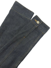 デニムロゴボタンジャケット インディゴ