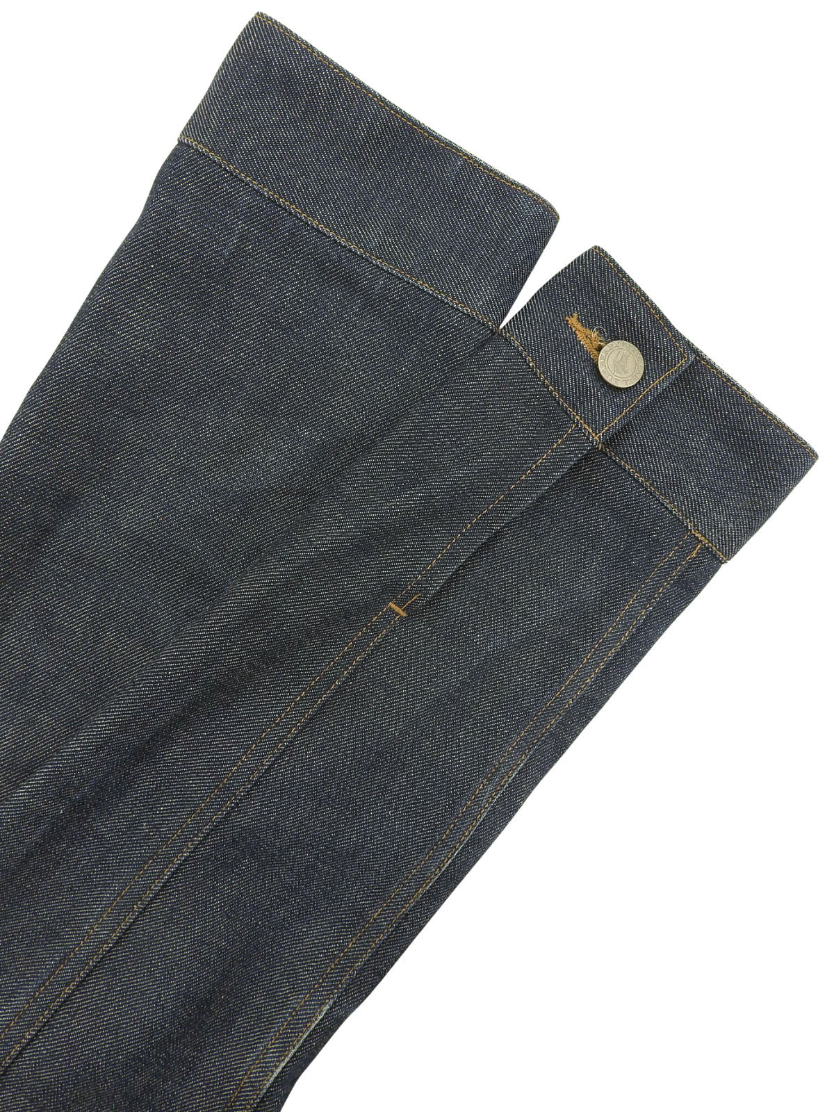 デニムロゴボタンジャケット インディゴ