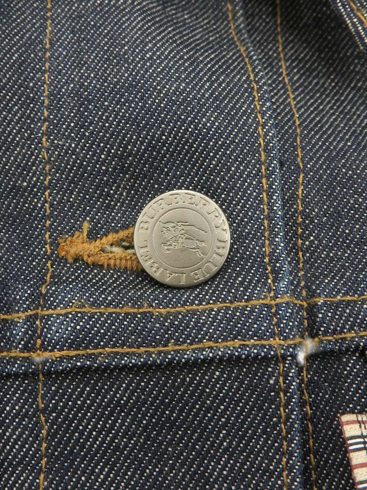 デニムロゴボタンジャケット インディゴ