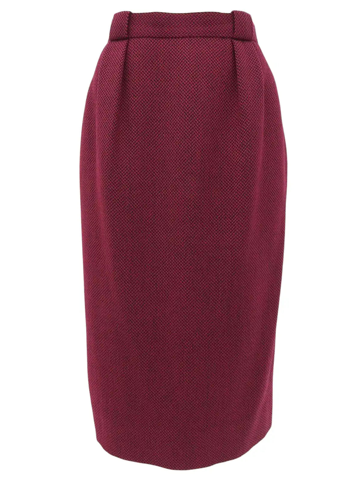 ハウンドトゥースパターンセットアップ ワインレッド