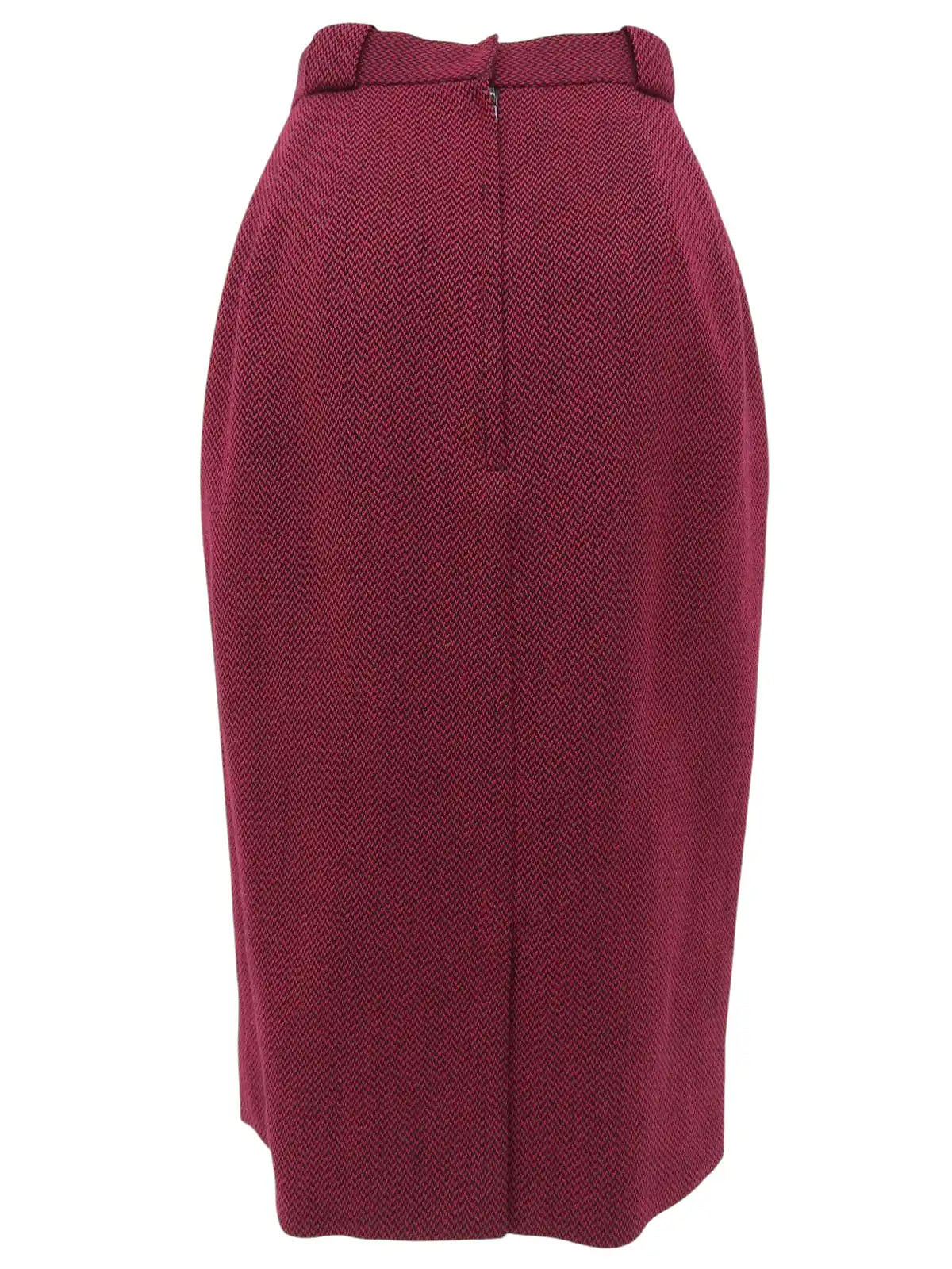 ハウンドトゥースパターンセットアップ ワインレッド