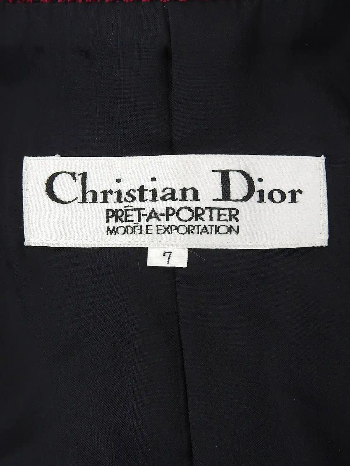 ハウンドトゥースパターンセットアップ ワインレッド