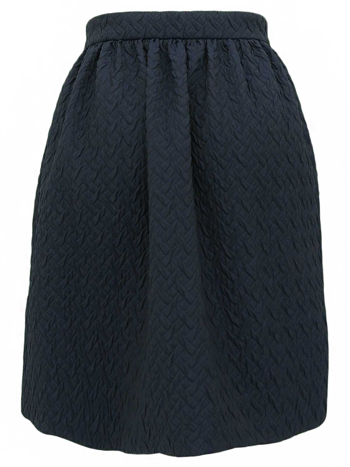 2014 quilted skirt, navy