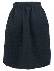 2014 quilted skirt, navy