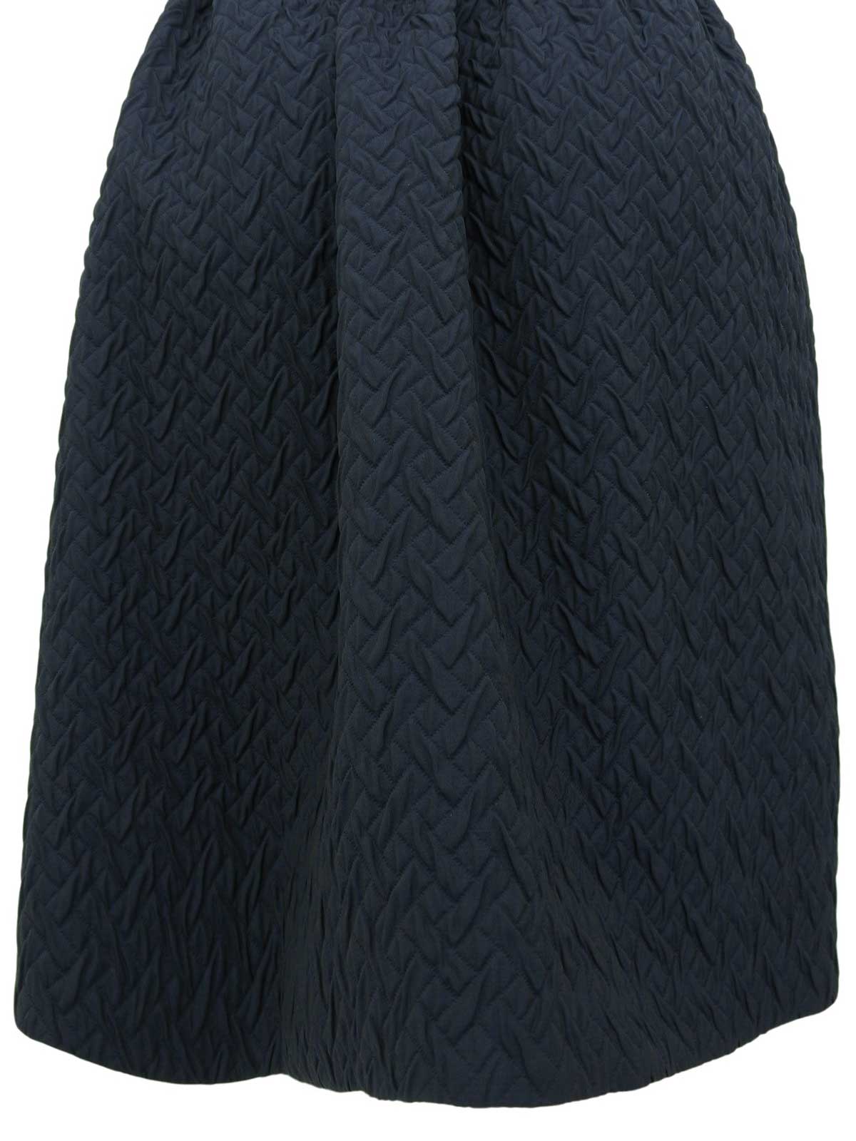 2014 quilted skirt, navy