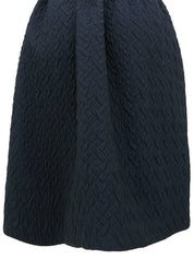 2014 quilted skirt, navy