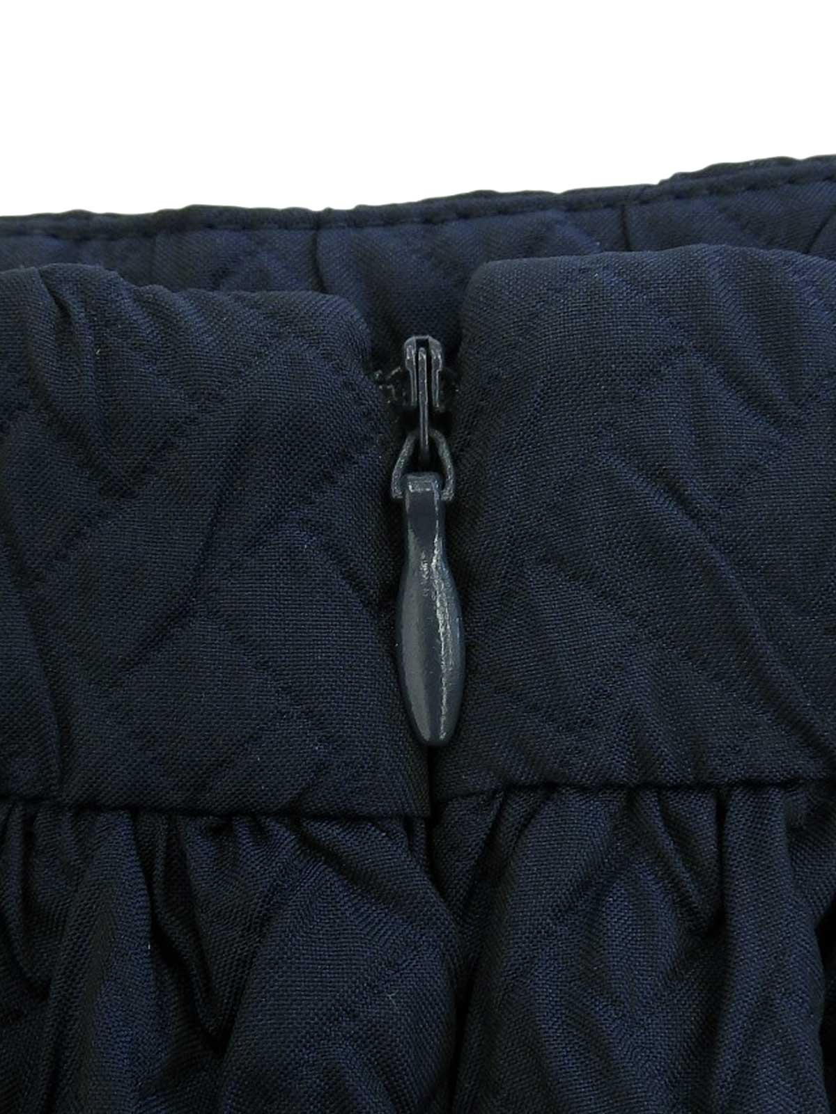 2014 quilted skirt, navy