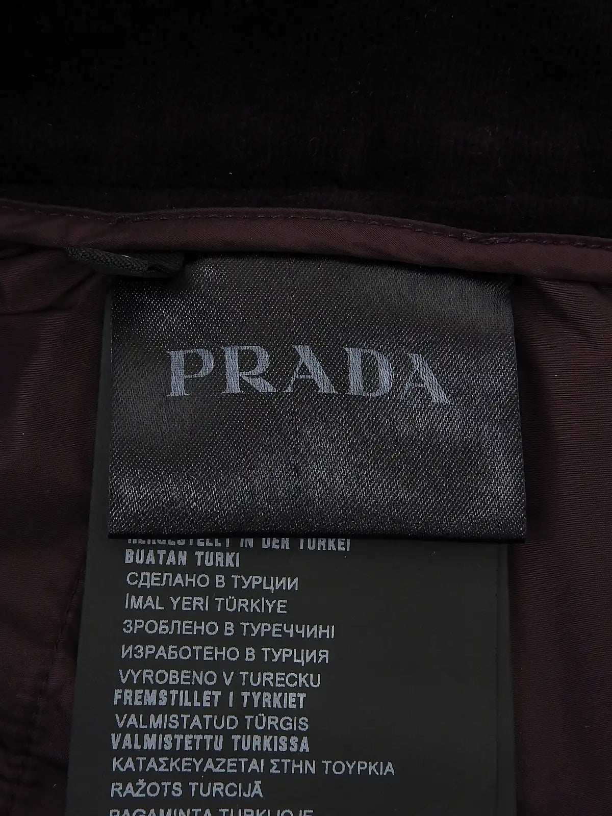 Side logo velour pants in dark purple