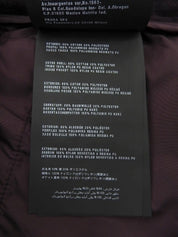 Side logo velour pants in dark purple