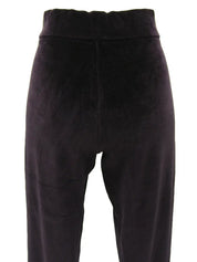 サイドロゴベロアパンツ ダークパープル
