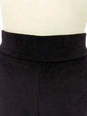 サイドロゴベロアパンツ ダークパープル