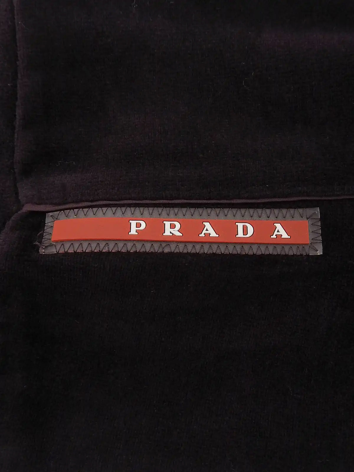 サイドロゴベロアパンツ ダークパープル