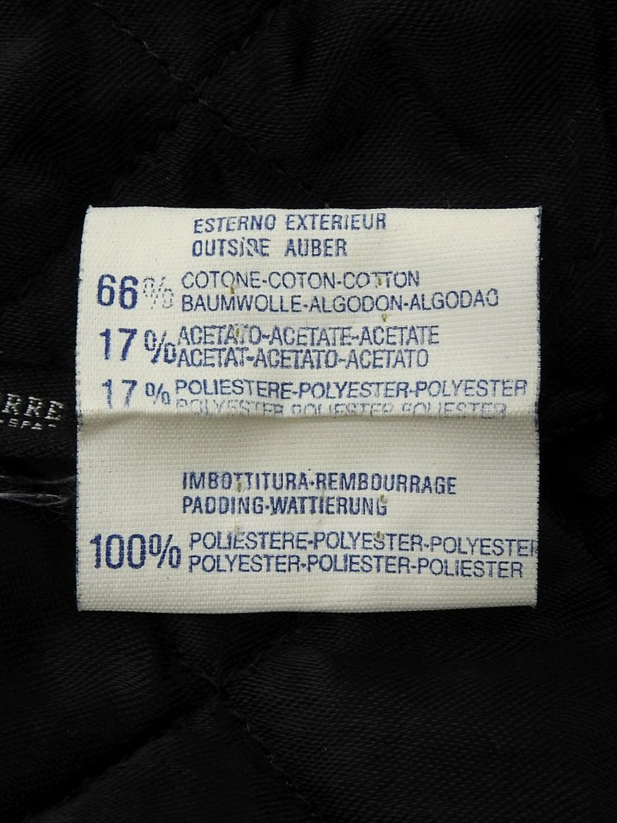 Medusa Button Vest Black