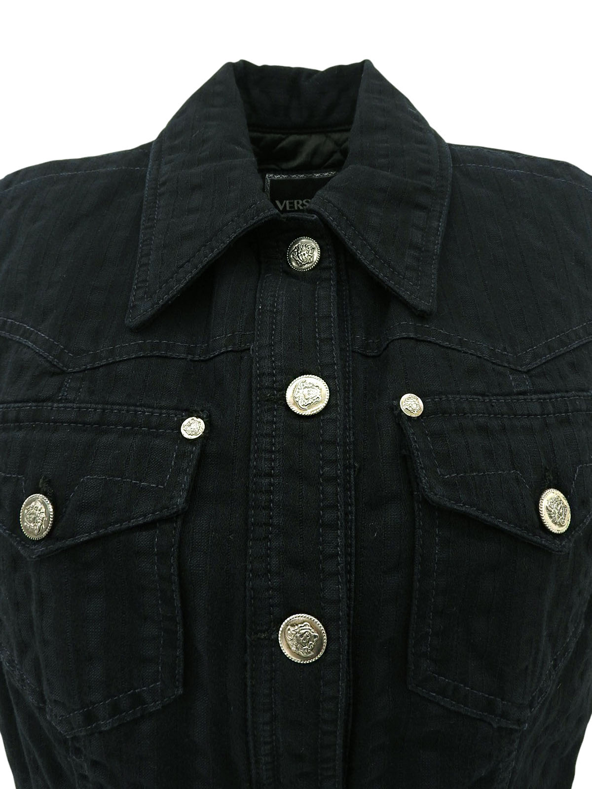 美杜莎纽扣背心（黑色）