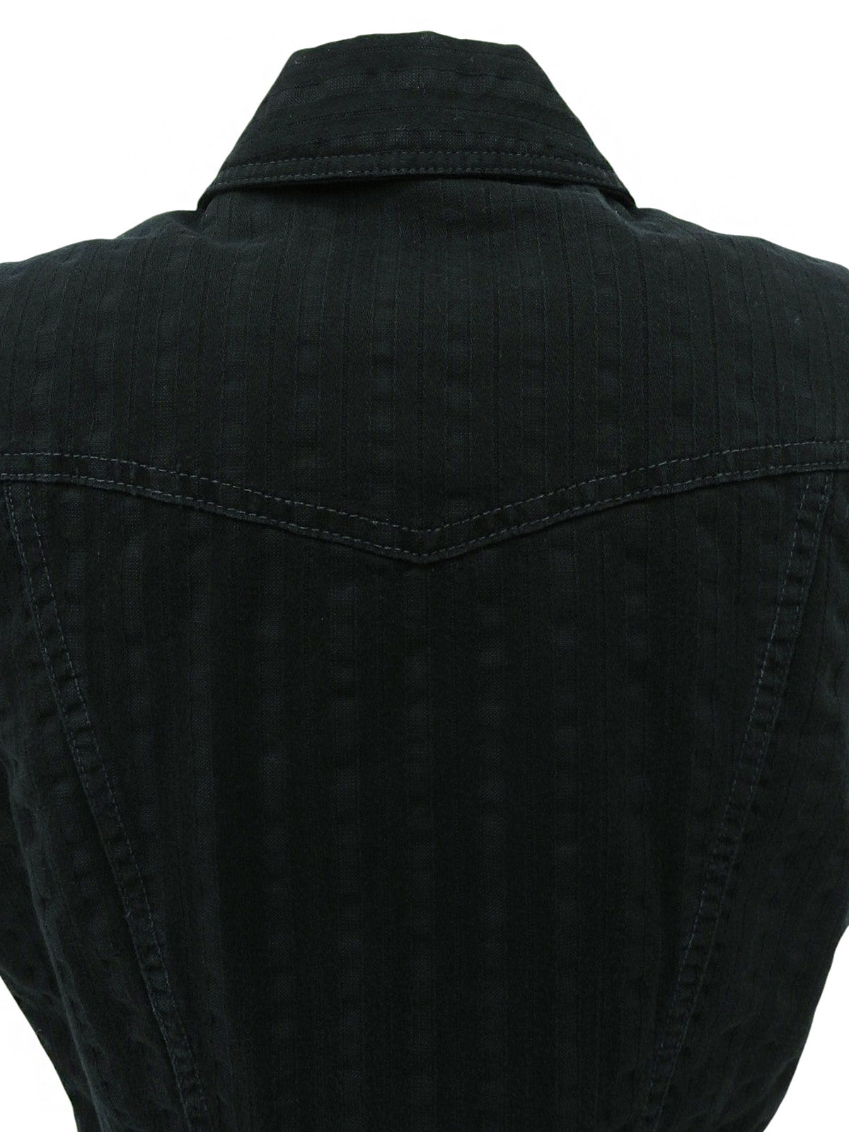 メデューサボタンベスト　ブラック